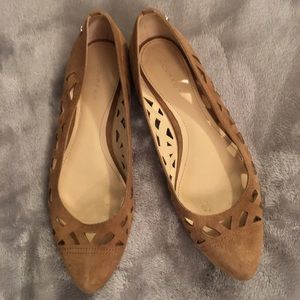 Calvin Klein Suede Flats Size 6 1/2 fit like 7